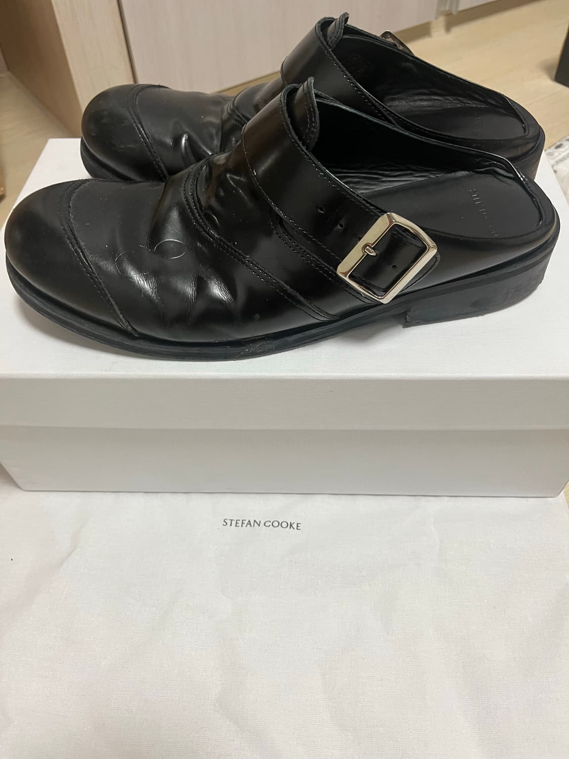 스테판쿡 stefan cooke 바이커 뮬 42사이즈 상품이미지3