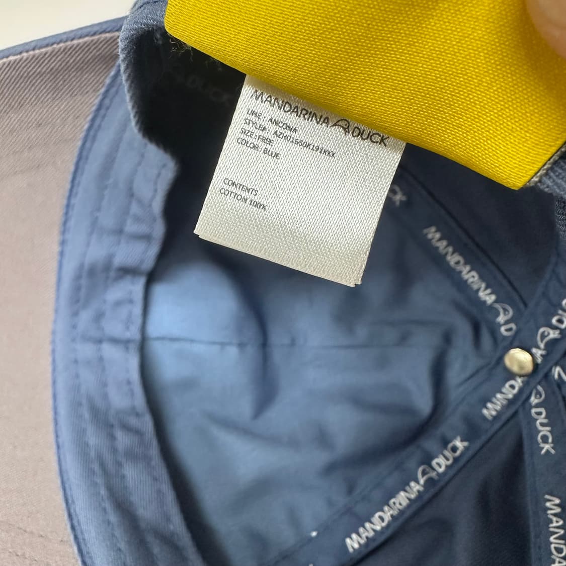 MANDARINA DUCK 만다리나덕 볼캡 모자 상품이미지8