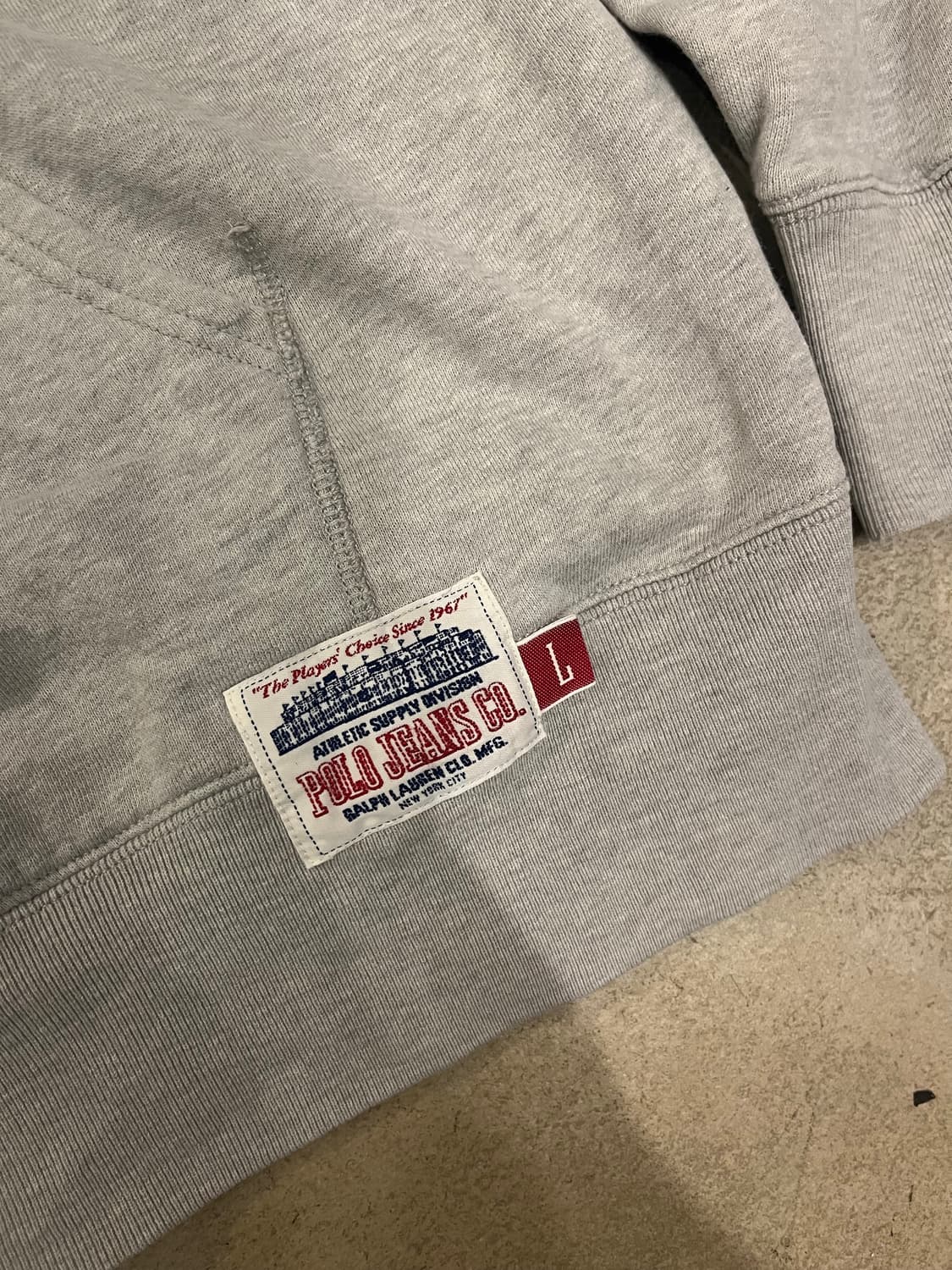 빈티지 폴로진스컴페니 짚업 상품이미지3