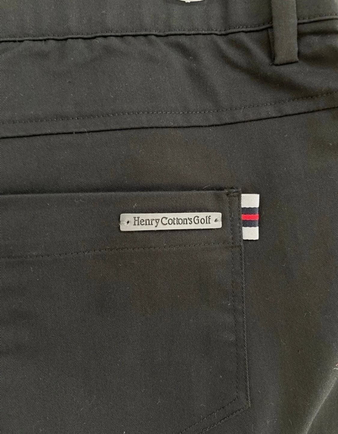 [새상품] 헨리코튼 골프 여성 블랙 슬랙스 (80사이즈) 상품이미지3