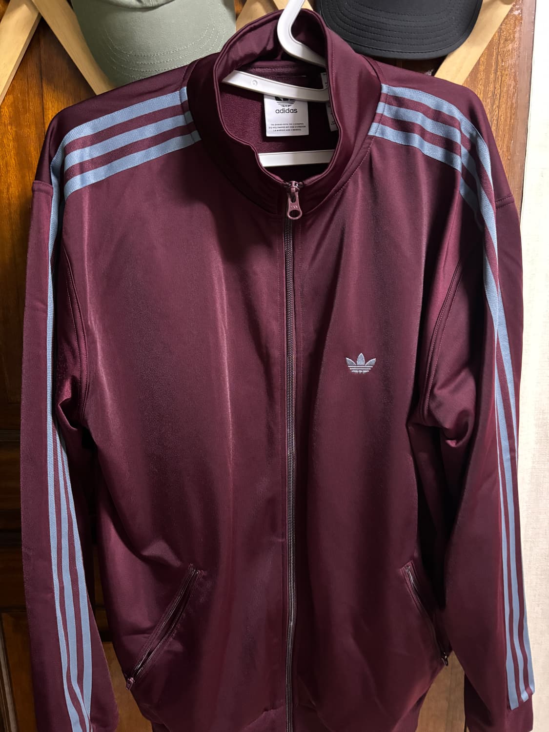 아디다스 베켄바우어 트랙자켓 마룬 상품이미지2