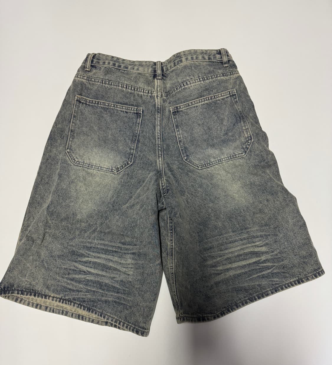 <새상품> 트릴리온 25년도 워싱 버뮤다 데님 팬츠 상품이미지2