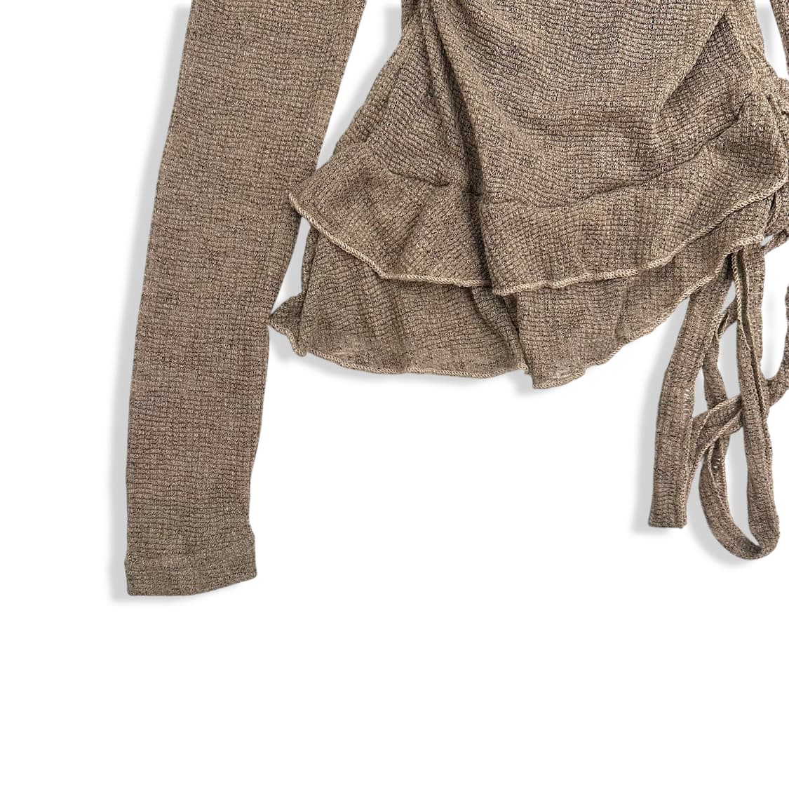 Hippie Unbalance Layering Top 상품이미지4