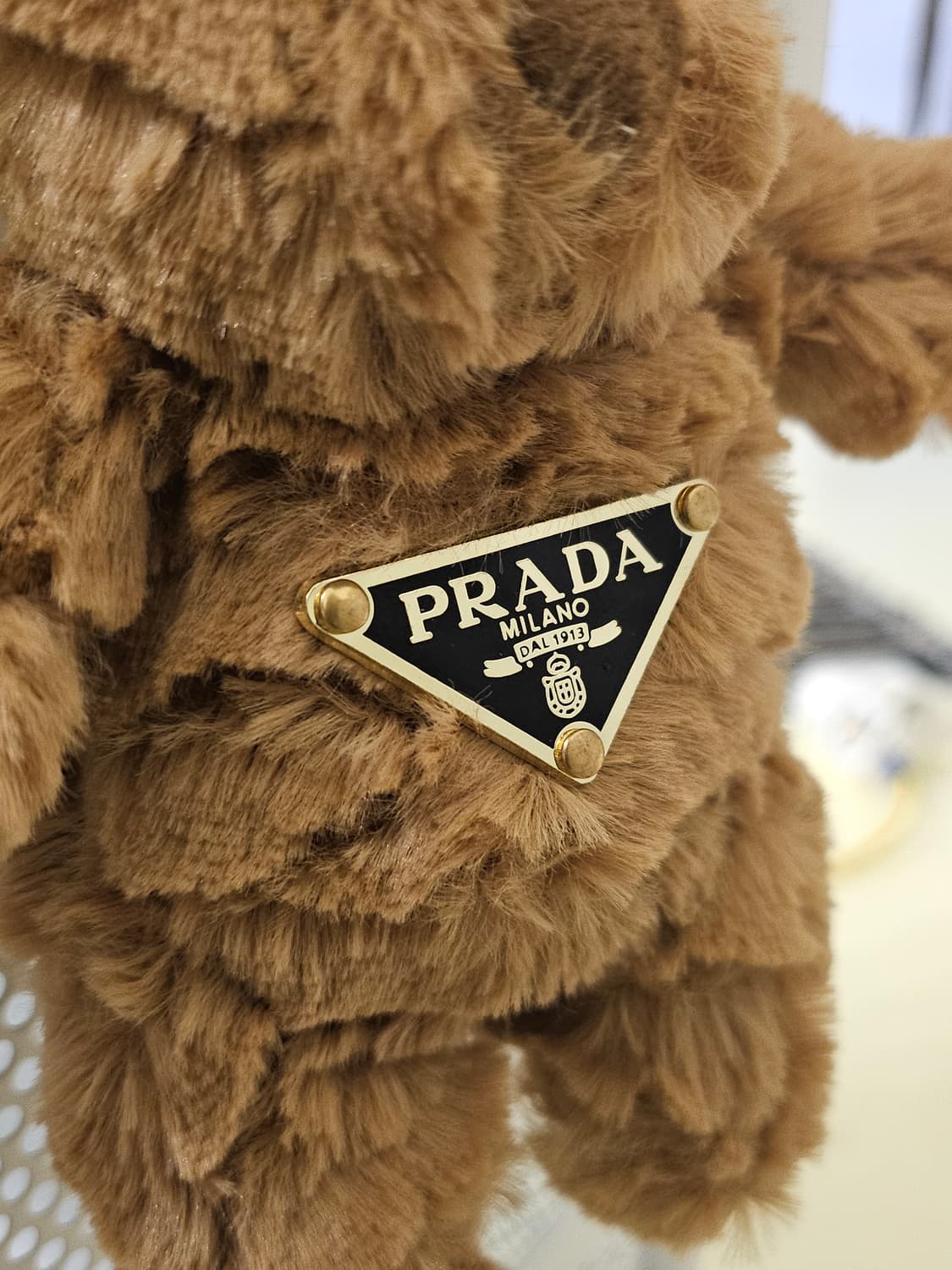 프라다 업사이클링 키링 커스텀 곰돌이 인형 상품이미지2