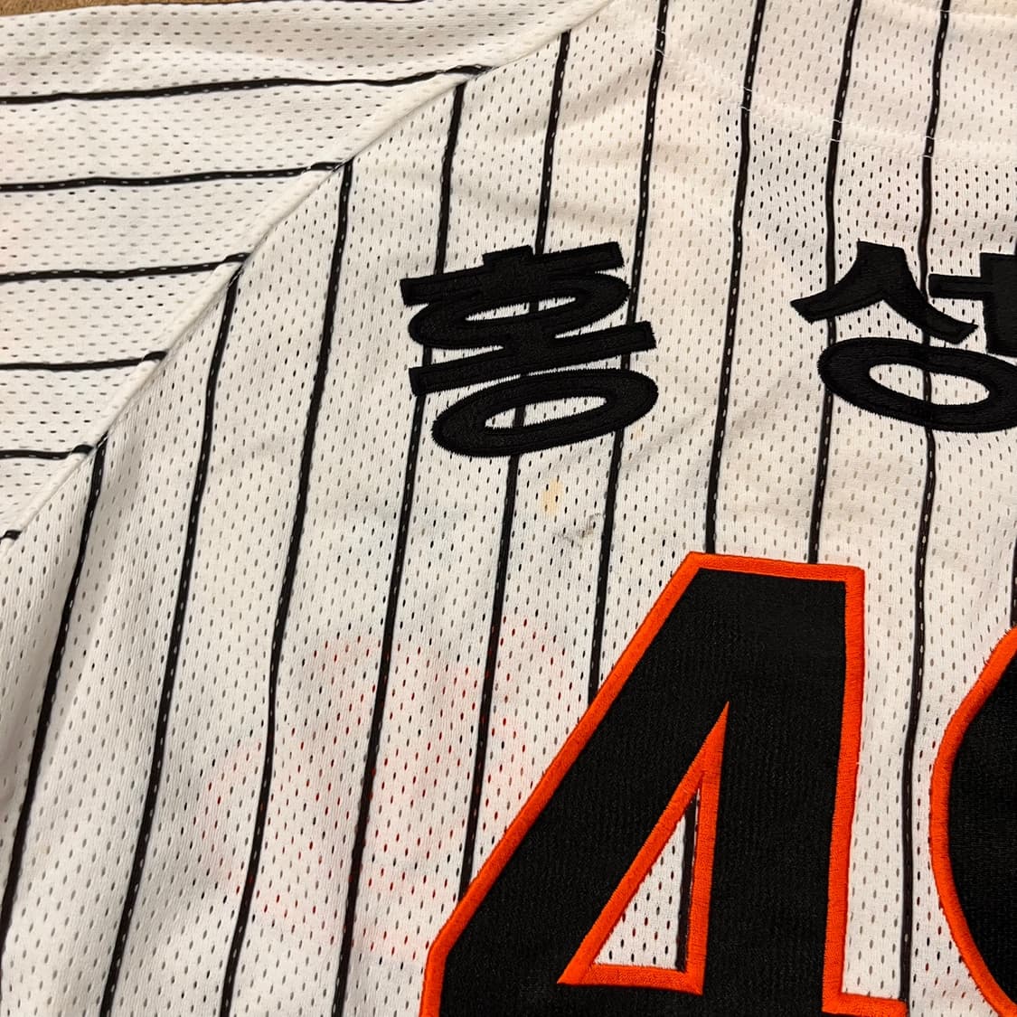 [ 100 ] 롯데 자이언츠 49 홍성흔 반팔 야구 유니폼 b1 상품이미지6