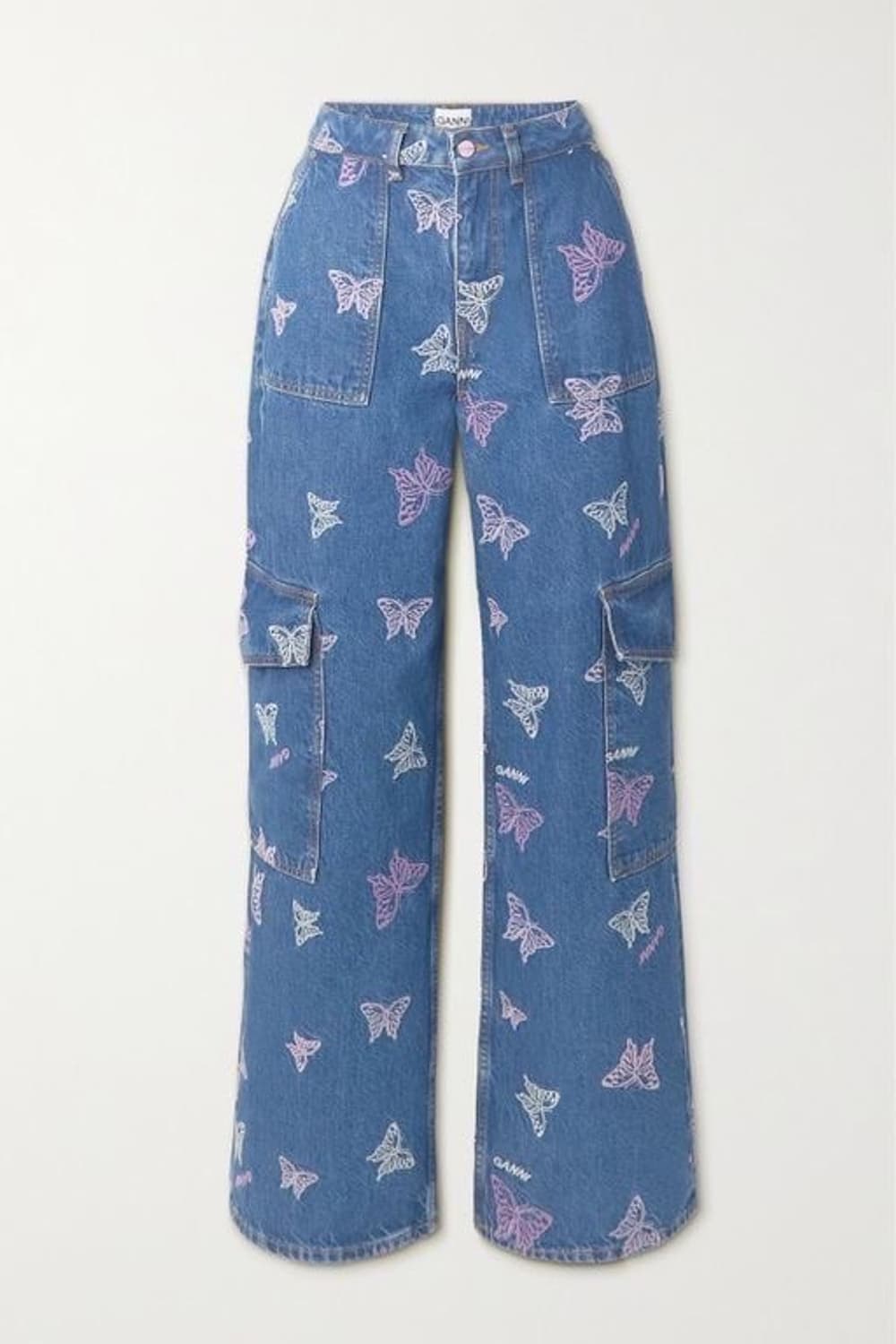 ganni 나비 데님 펜츠 상품이미지3