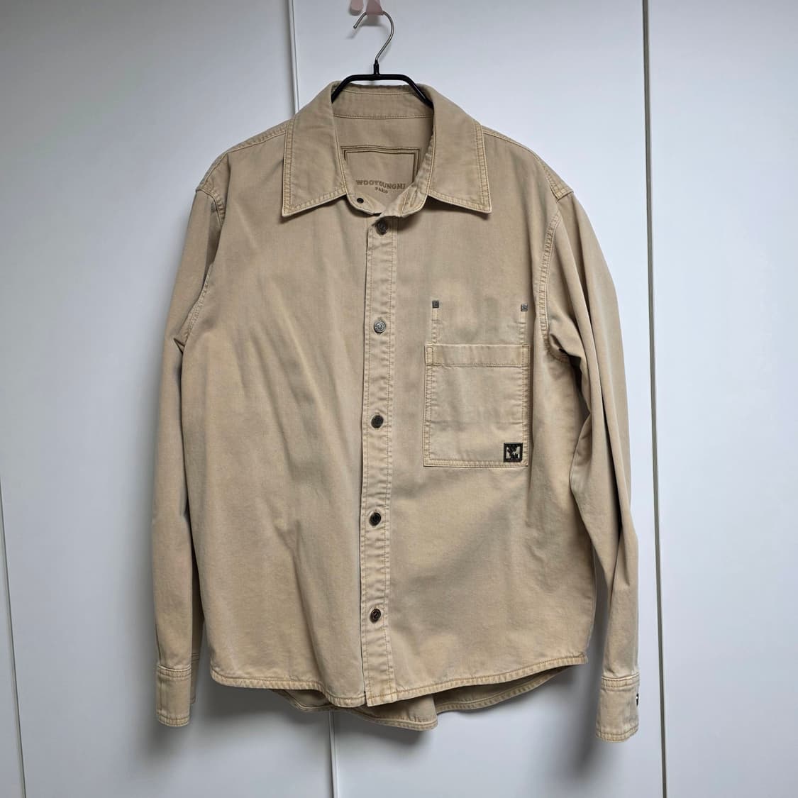 우영미 베이지 데님 자켓 상품이미지1