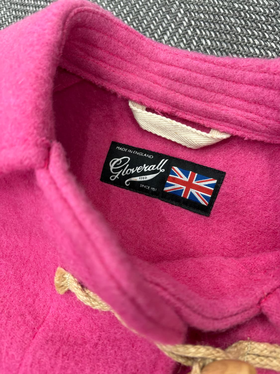 글로버올 떡볶이 코트 핑크xs 상품이미지3