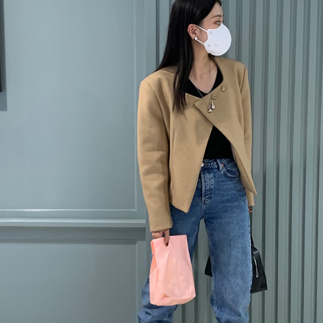 에이치모드(HMODE) DEEZE 울자켓 55-66 새상품 상품이미지1