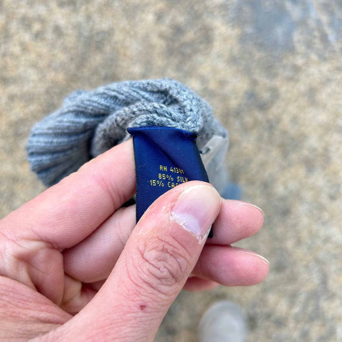 폴로 랄프로렌(polo ralph lauren)다크 그레이 반버튼 케이블 상품이미지6