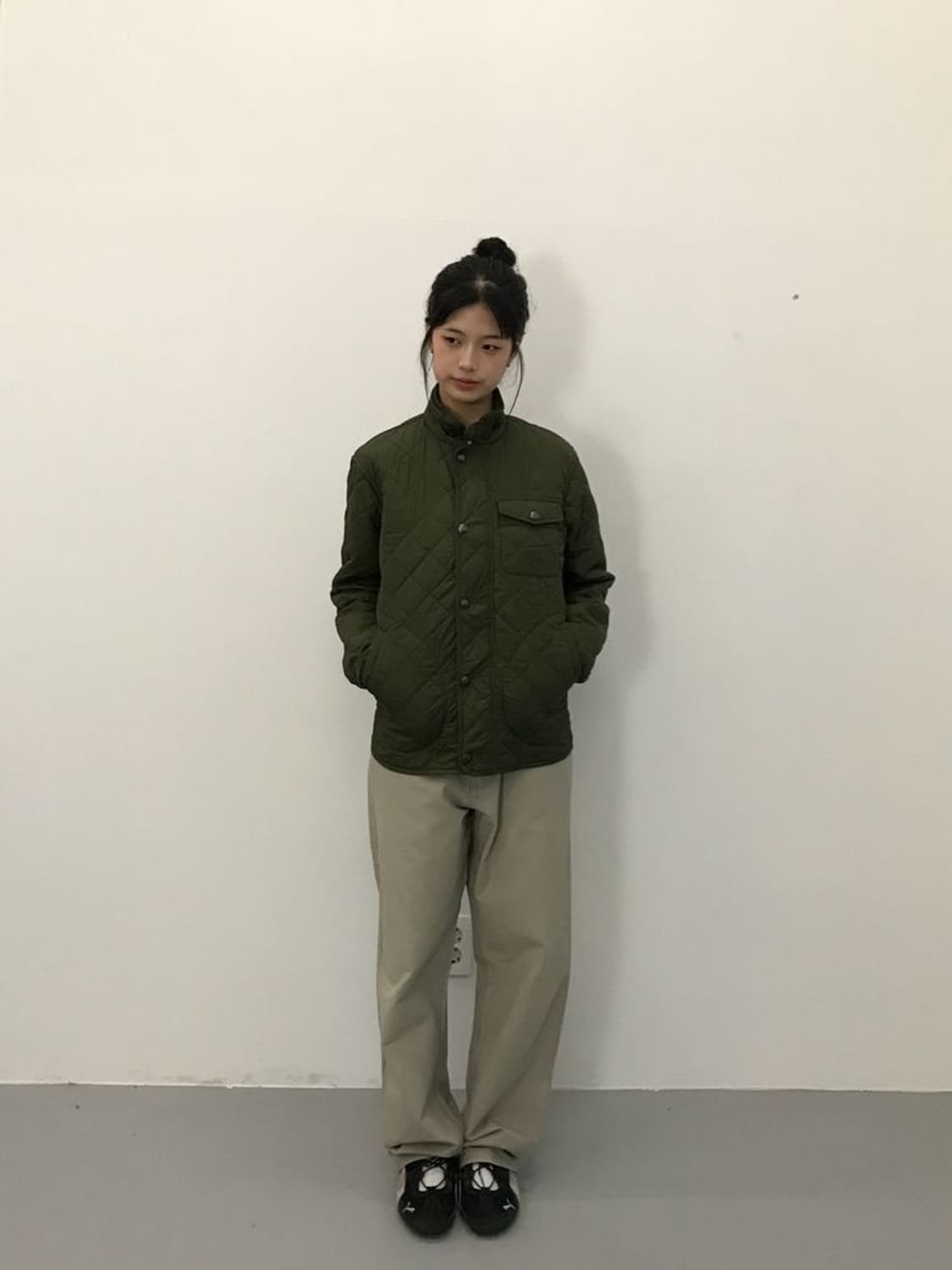 Polo Ralph Lauren Olive Quilted Jacket 상품이미지1