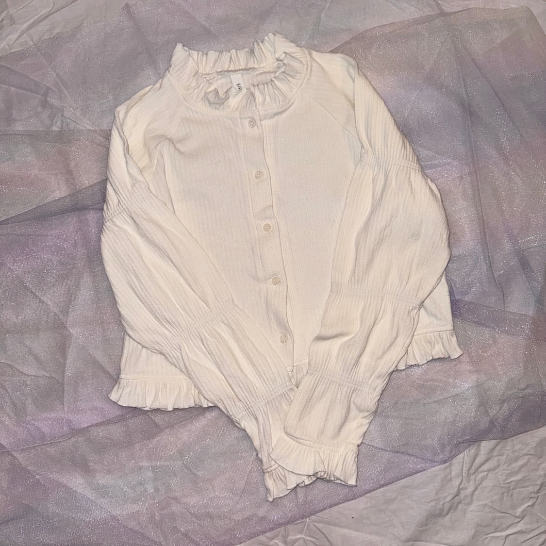 h&m 프릴 가디건 상품이미지2