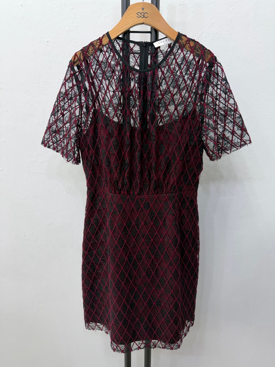 정품) 산드로 여성 레이스 원피스 2 상품이미지1