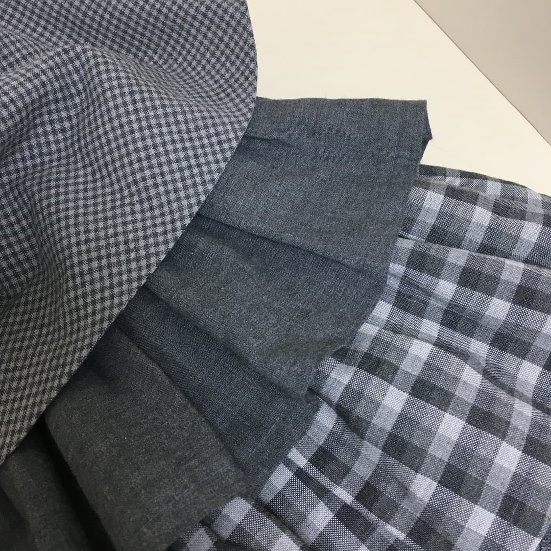 일본 빈티지 체크 캉캉 스커트 레이어드 모리걸 상품이미지2