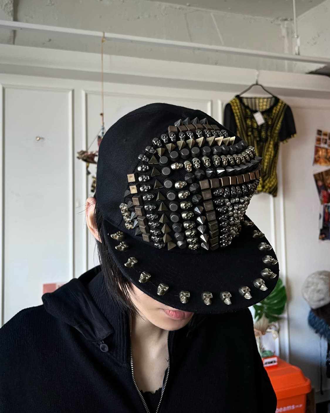 Jpn Vintage V-Kei Jewel Trim Trucker Cap 상품이미지3