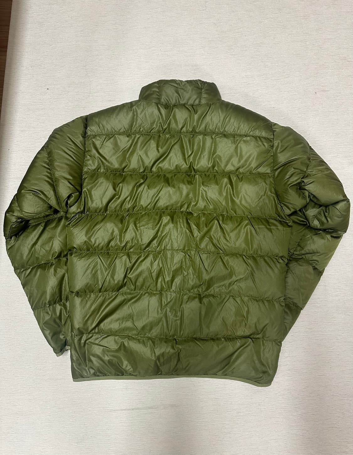 (M)몽벨 알파인 일본 빈티지 경량 다운 그린 상품이미지5