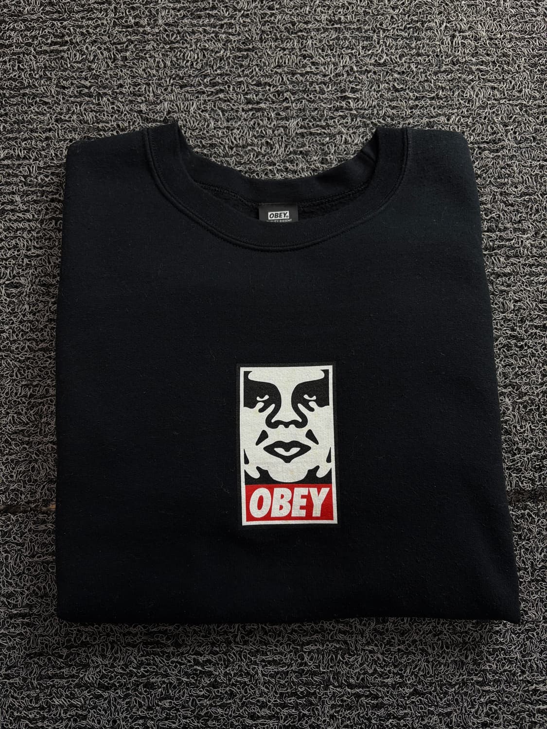 오베이 빅로고 박시핏 올드스쿨 맨투맨 1600 상품이미지1