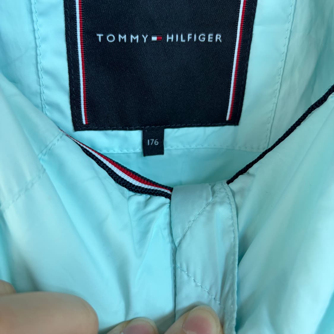 타미힐피거 아동 민트 바람막이 후드집업 상품이미지8