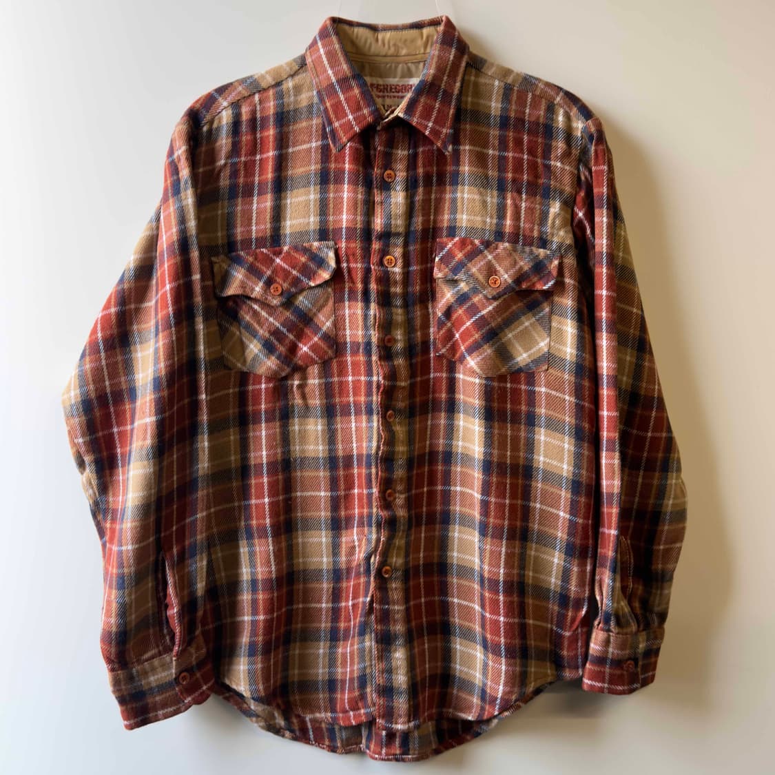 맥그리거 긴팔 체크 셔츠 상품이미지1