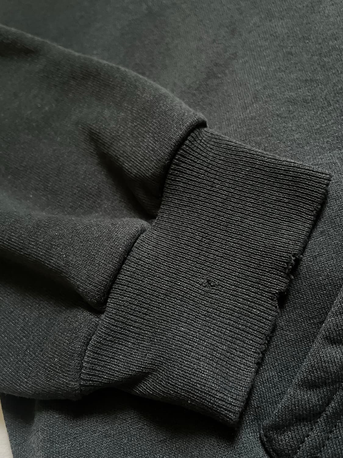 90s 빈티지 러셀 후드집업 블랙 상품이미지3