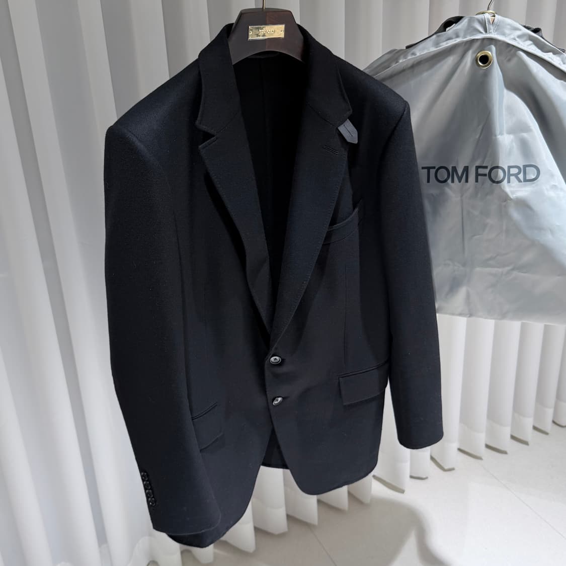 (A+/56) / 톰포드 오코너 울 수트자켓 블레이저 블랙 상품이미지3