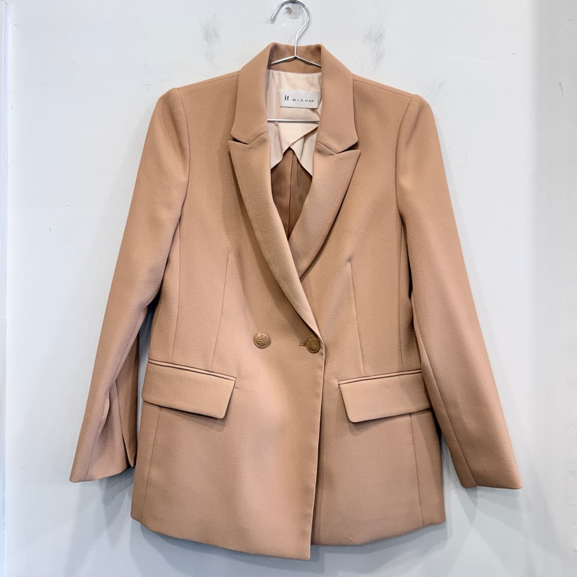 잇 미샤 원버튼 오버핏 블레이저 상품이미지1