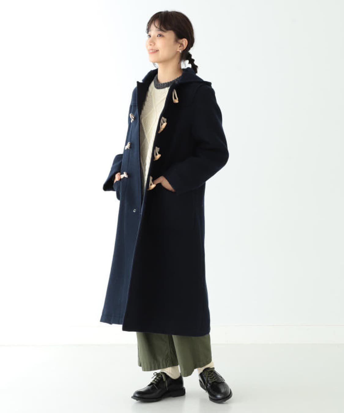 빔즈보이 더플 코트 네이비 상품이미지2