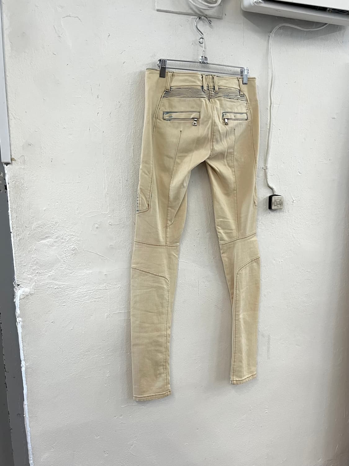 발망 2012SS 올리비에 루스테인 블리치 워싱 데님 바이커 팬츠 상품이미지7