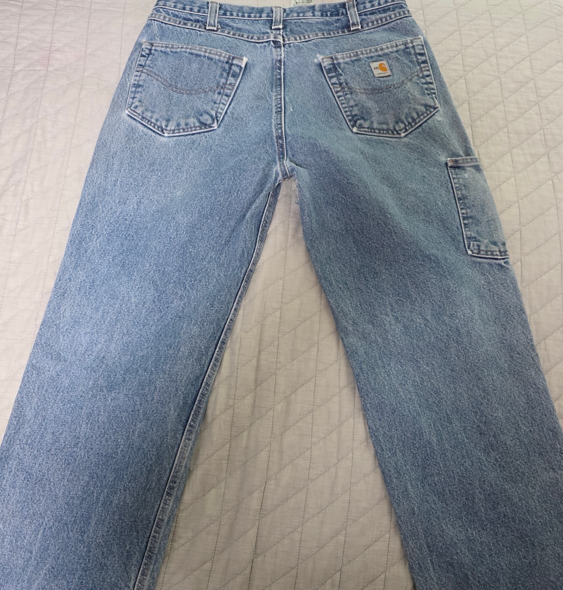 [34X34] 빈티지 칼하트 더블니 FR 데님팬츠 데미지 B26 상품이미지4