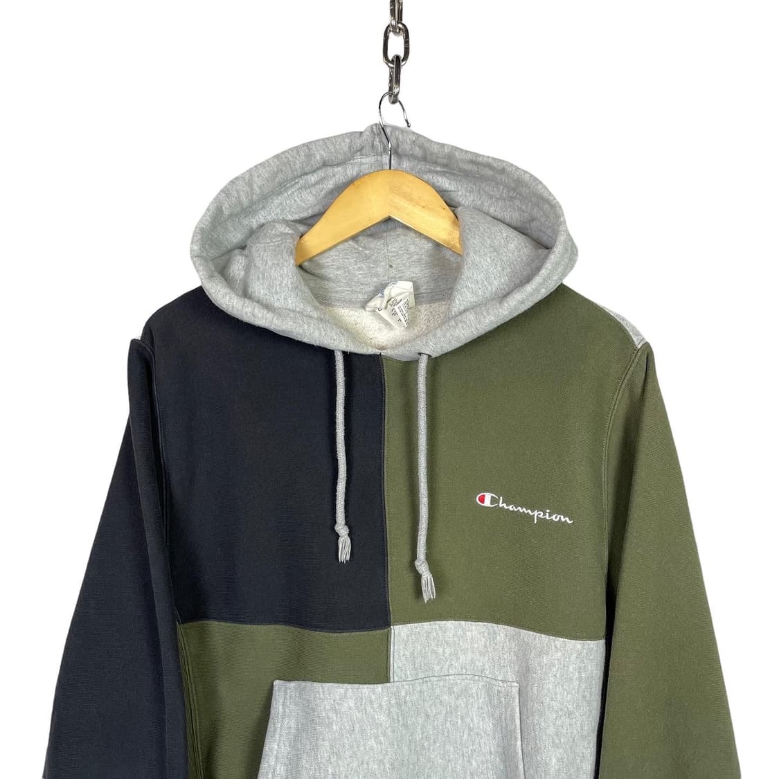 챔피온 리버스위브 패턴 후드티 상품이미지2