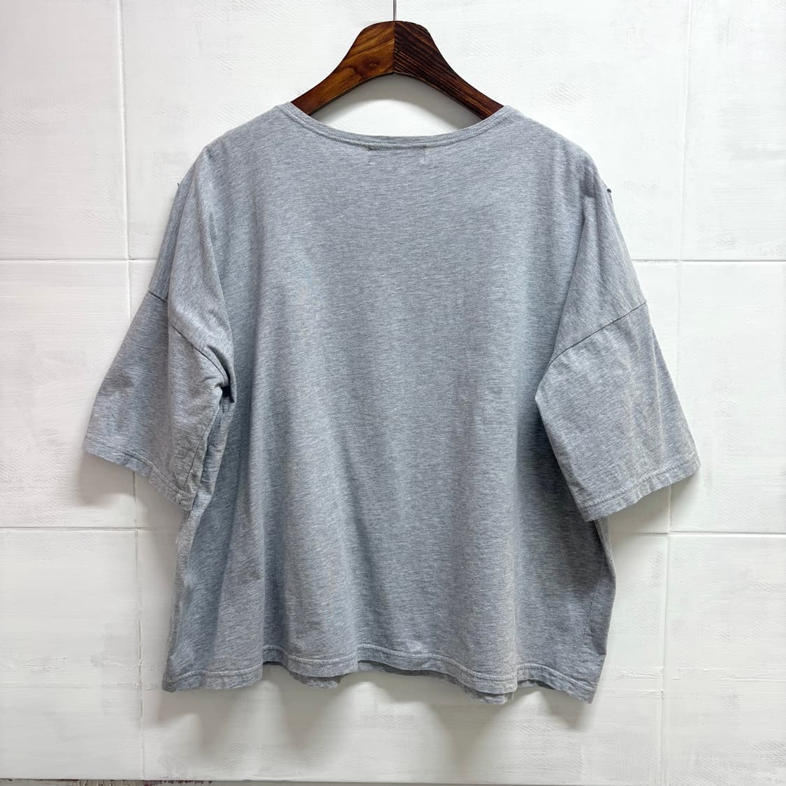 zucca 주카 데님 프린지 반팔티  상품이미지4