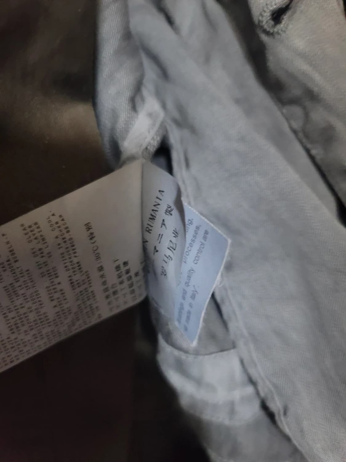 스톤아일랜드 빈티지 하이넥 린넨 후드 자켓 상품이미지3