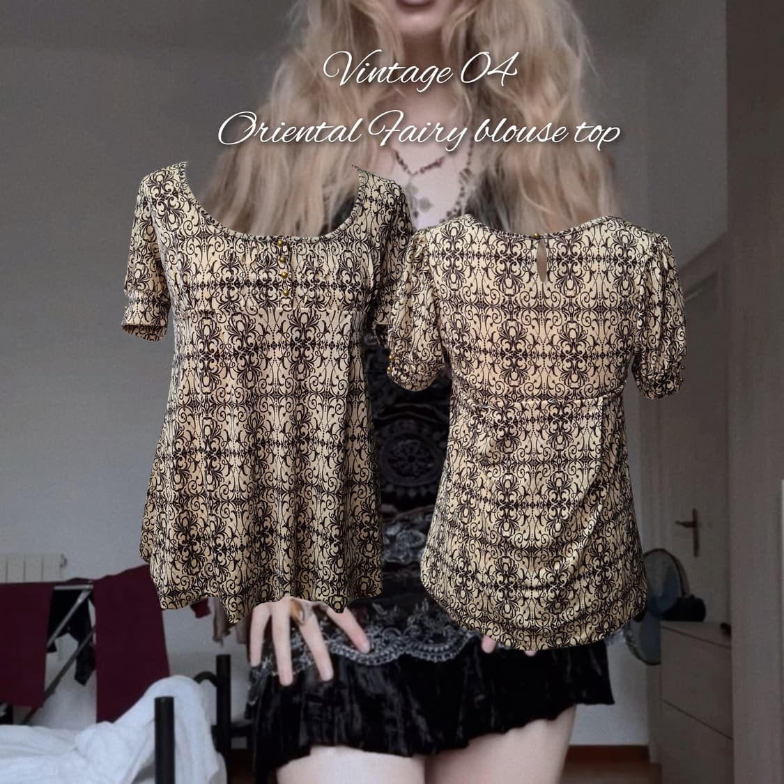 Vintage 04 Oriental Fairy blouse top 상품이미지1