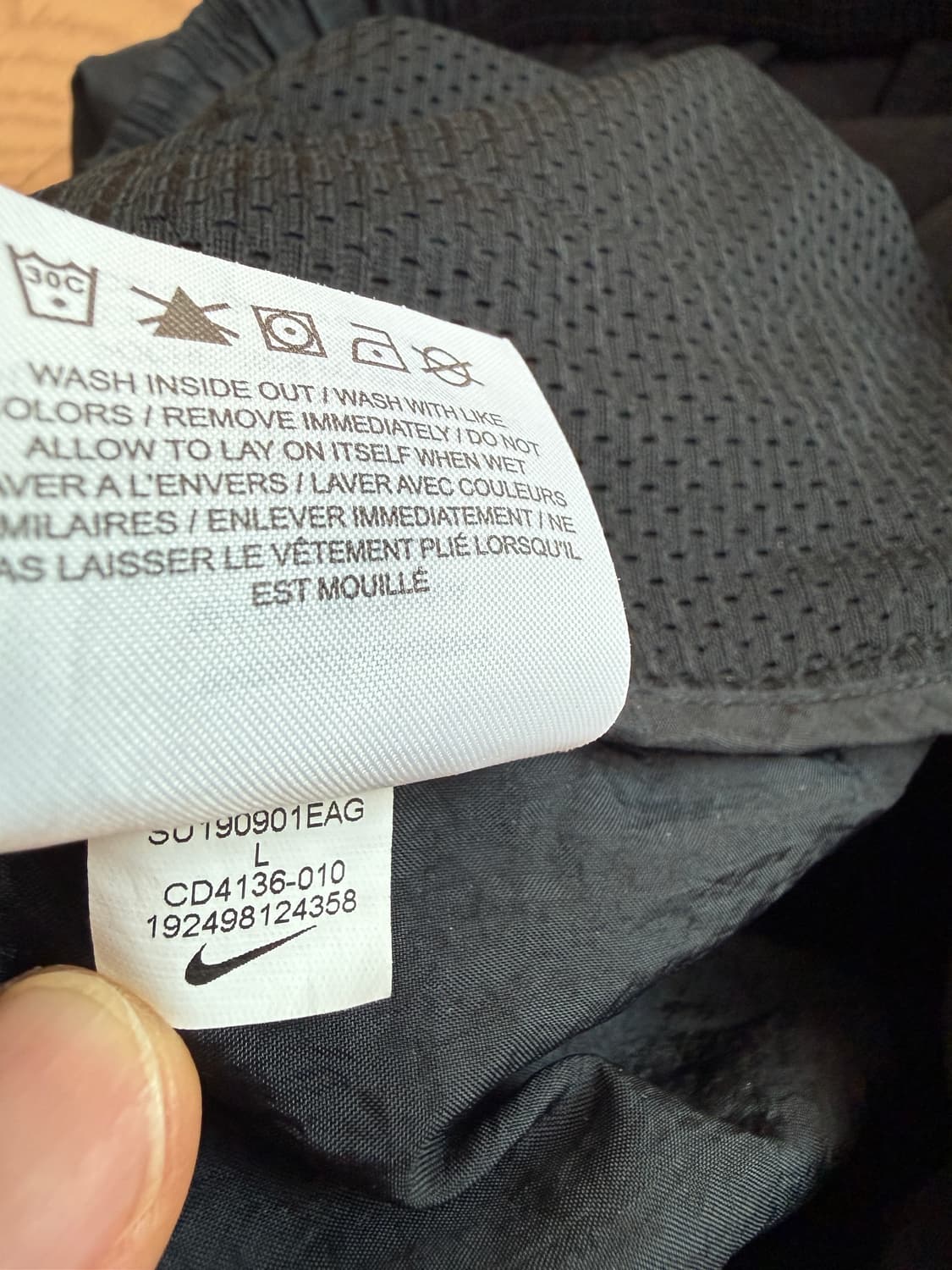 [L] 나이키 acg 트레일 쇼츠 2.4 블랙 (cd4136-010) 상품이미지6