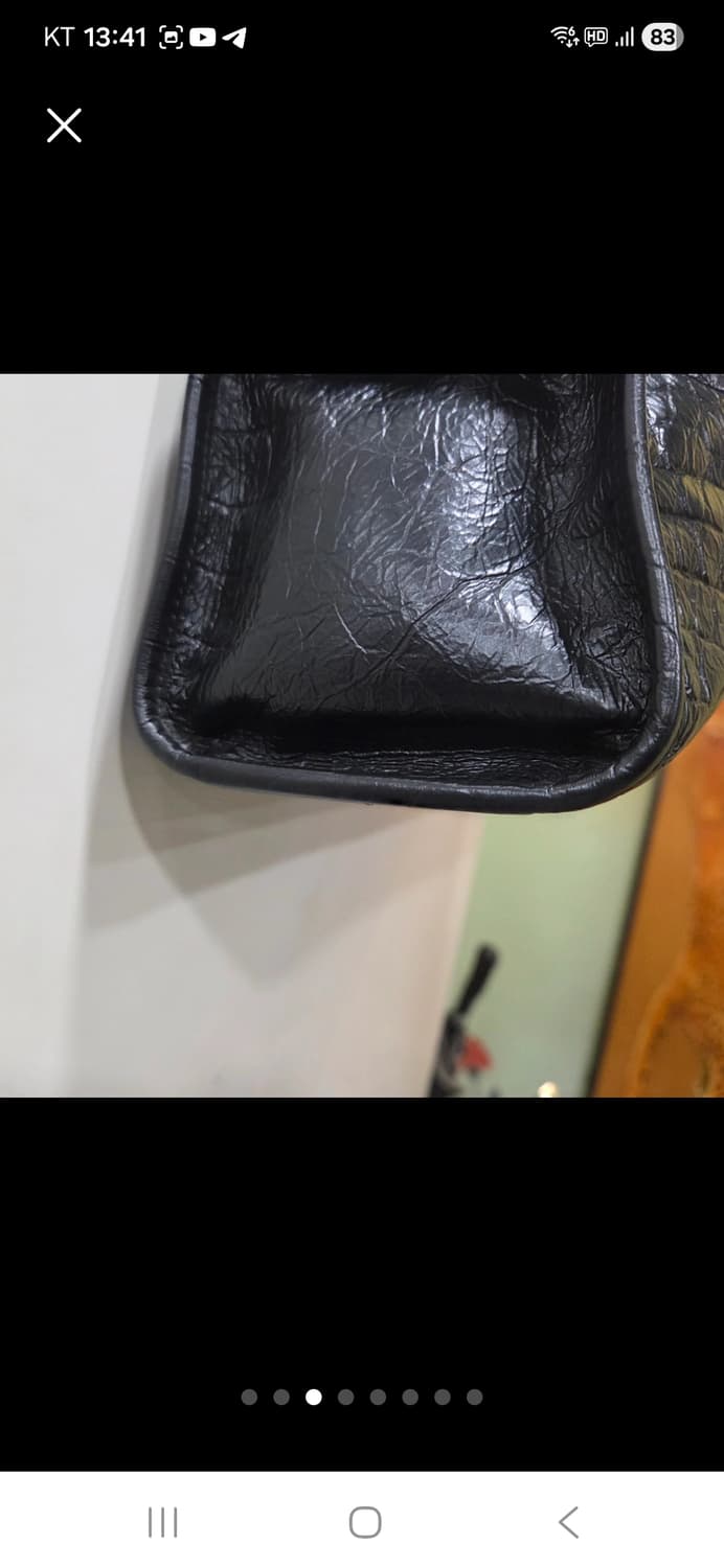 생로랑 니키 크로커다일 엠보싱 숄더 상품이미지4