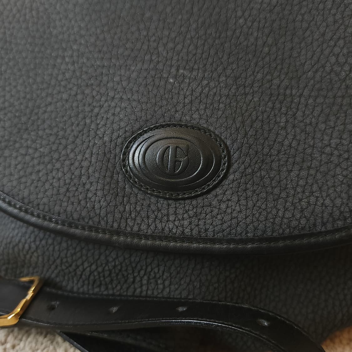 90년대 지노 페루치 레더 이태리 크로스 숄더백 상품이미지3