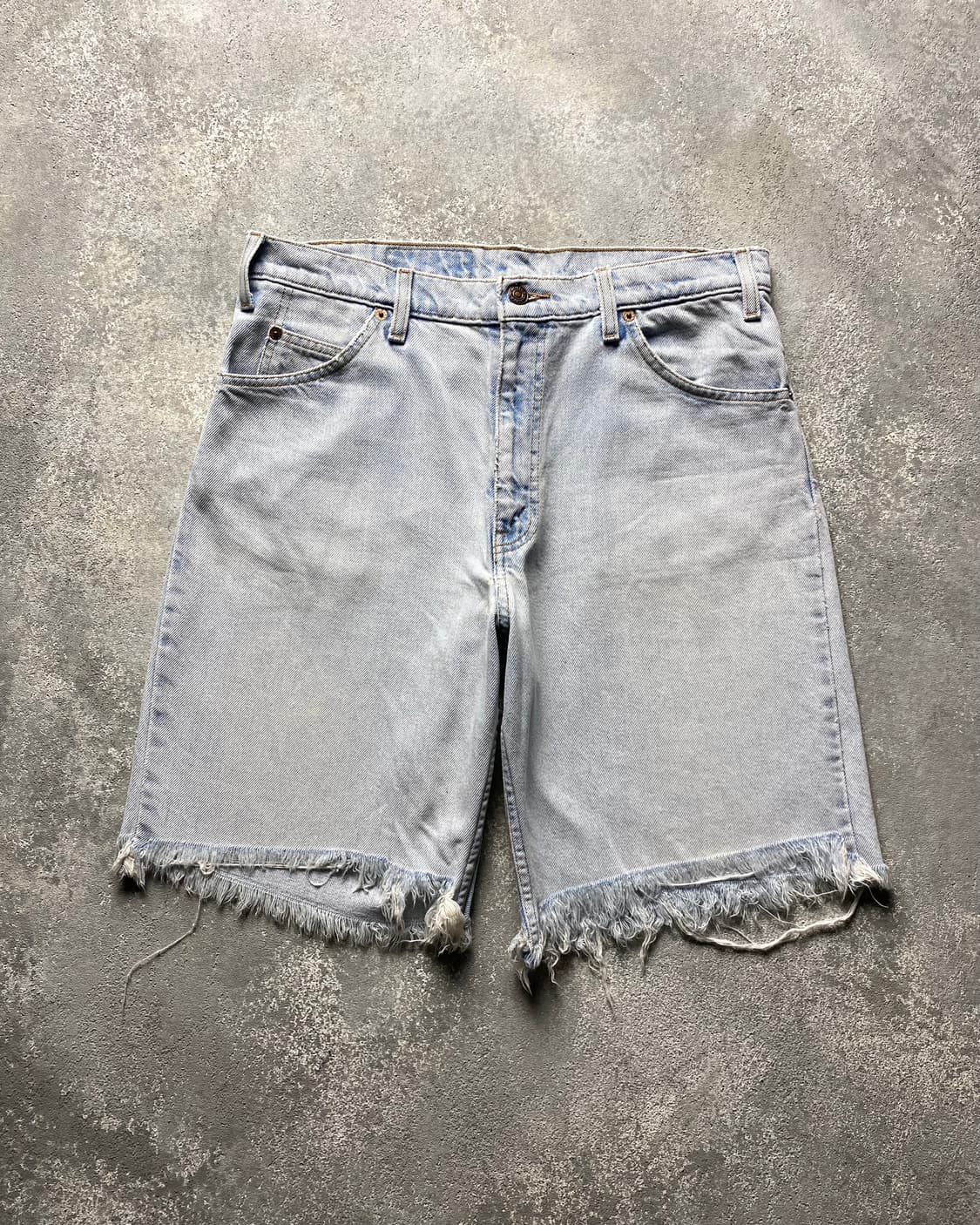 [32-33] 90s Levi's 550 리바이스 오렌지탭 데님 쇼츠 상품이미지3