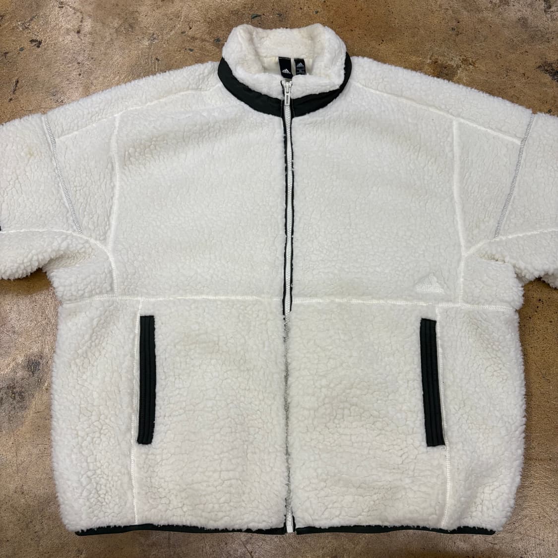 [정품/XL,105] 아디다스 S2S 보아 뽀글이 플리스 자켓 b17 상품이미지3