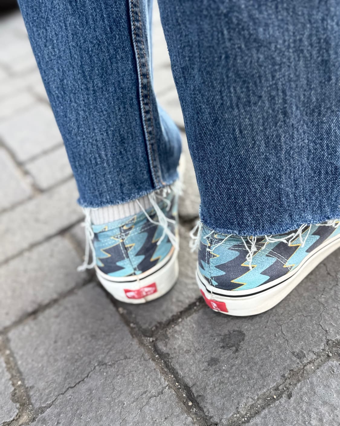 반스 x 겐조 어센틱 ‘라이트닝 볼트 - 아쿠아 블루’ US10 상품이미지10