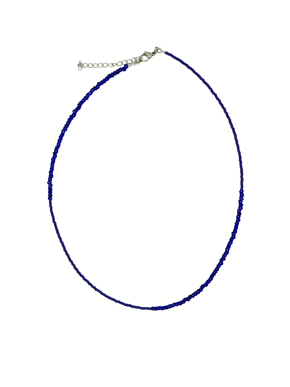 Tone on tone necklace - blue 상품이미지3