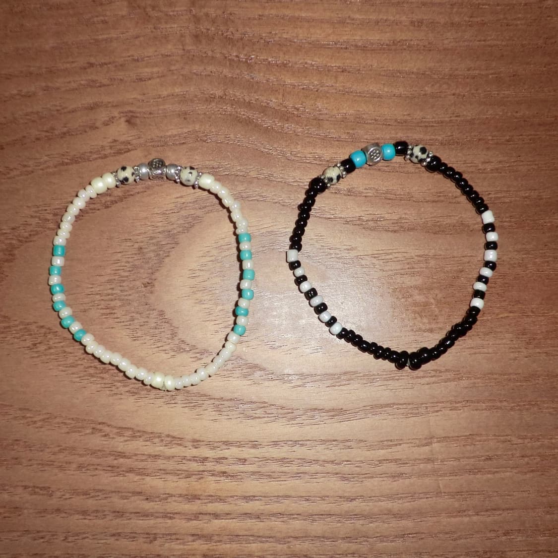 핸드메이드 빈티지 비즈팔찌 상품이미지2