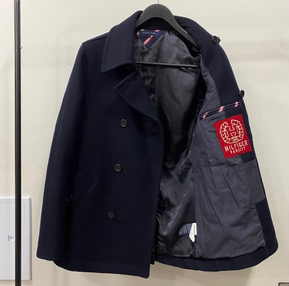 타미힐피거 울 더블 피코트 (네이비 / 100) 상품이미지6