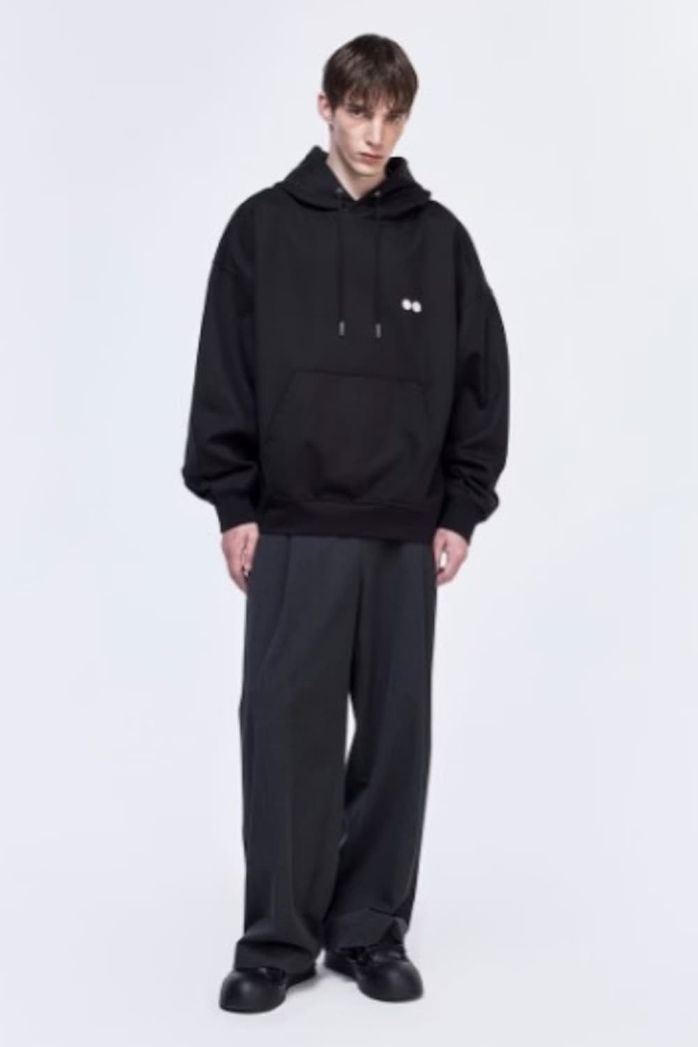 송지오 후드 블랙 팝니다. 50사이즈 상품이미지2