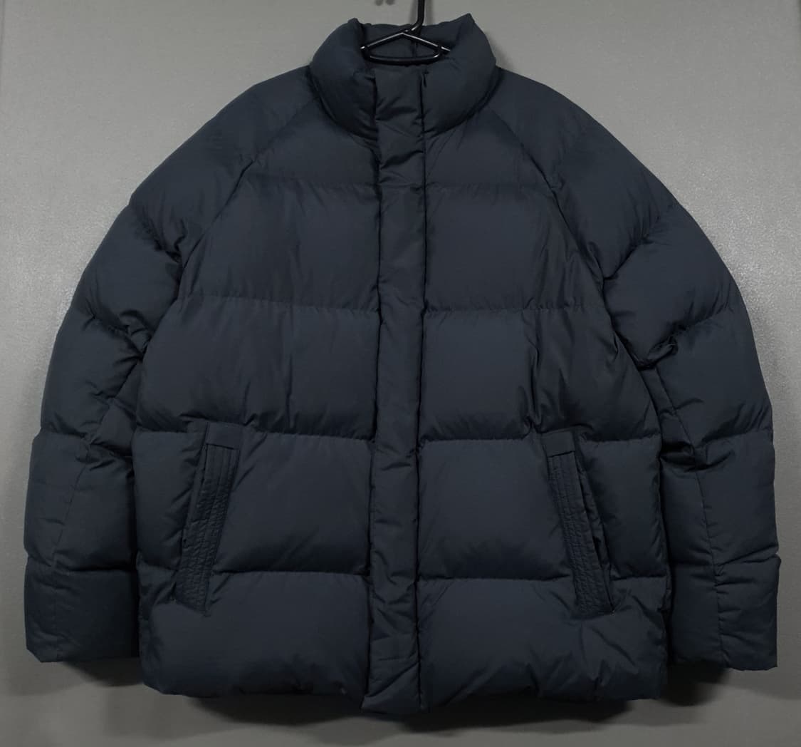 실측 XL) 지오지아 솔리드 프리미엄 구스다운 푸퍼 패딩 점퍼 블랙 상품이미지1