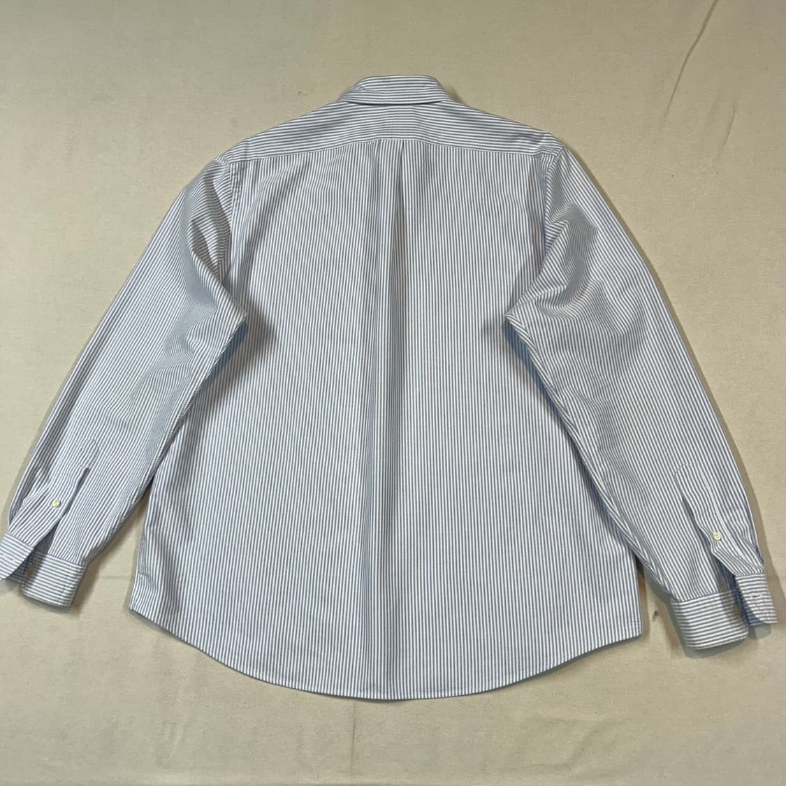XL) 폴로 랄프로렌 클래식핏 하늘색 스트라이프 옥스포드 셔츠 상품이미지6
