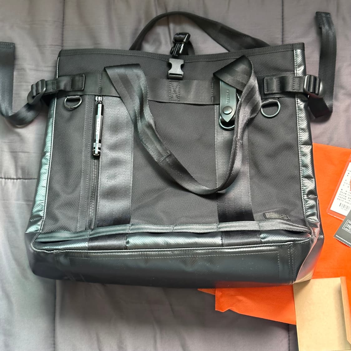 포터 히트 토트백 블랙 상품이미지4