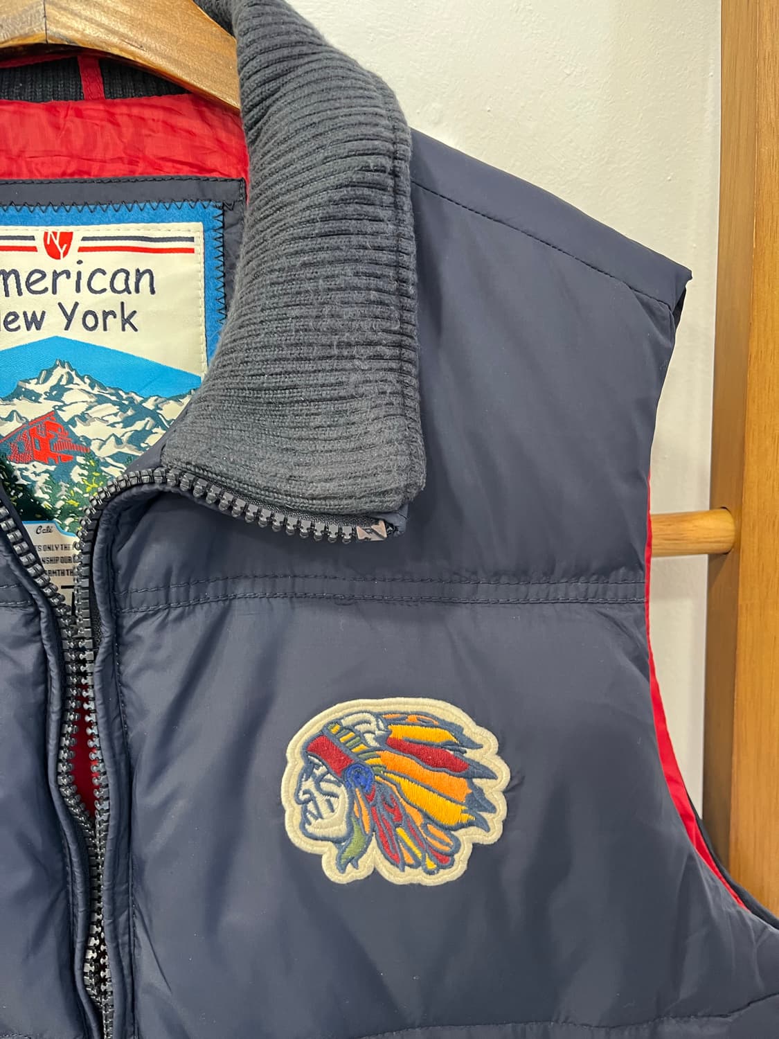 American New York 네이비 패딩 조끼 상품이미지3