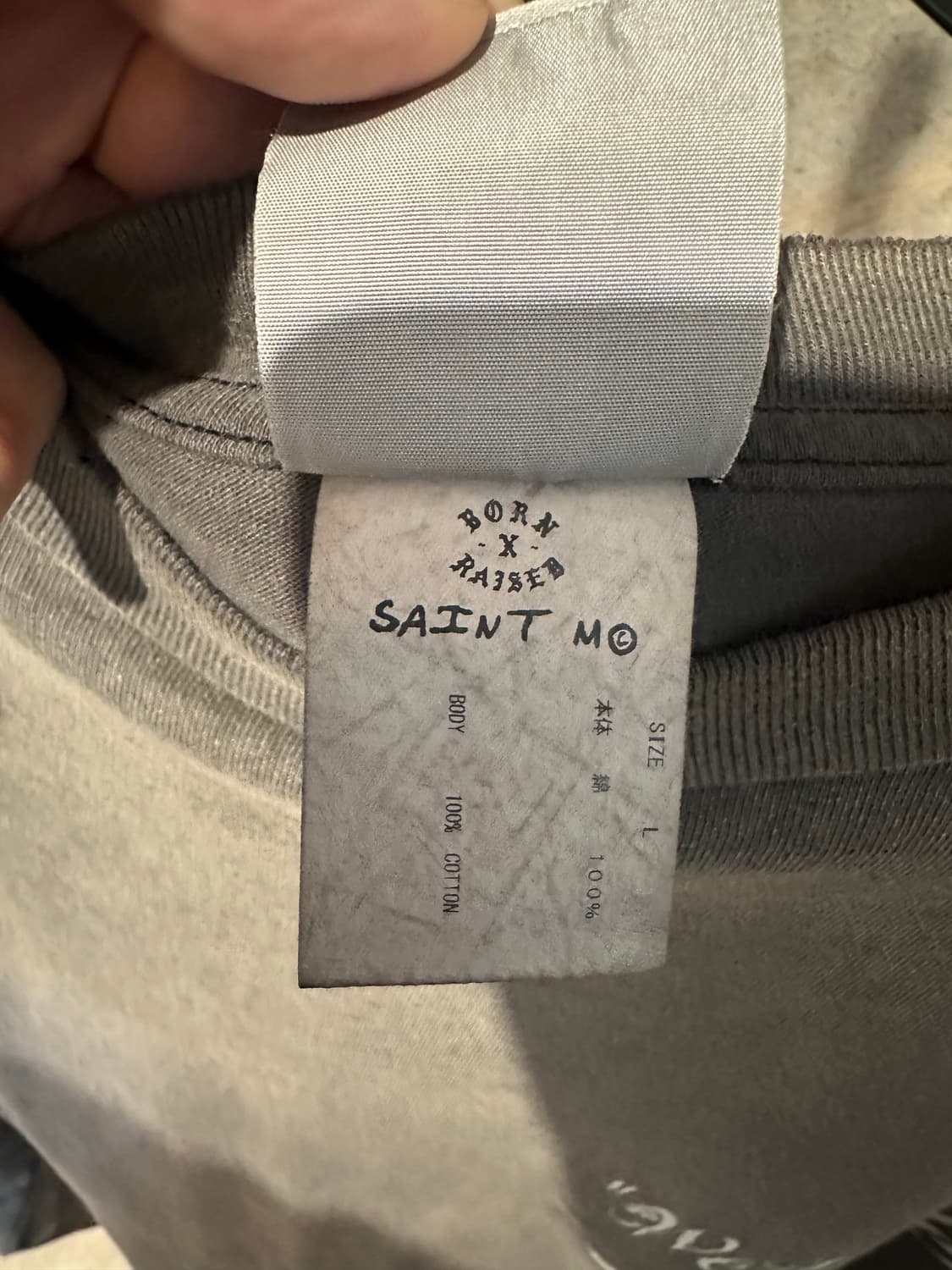 세인트마이클 x 본앤레이즈드 본세인트 L/S 티셔츠 상품이미지5