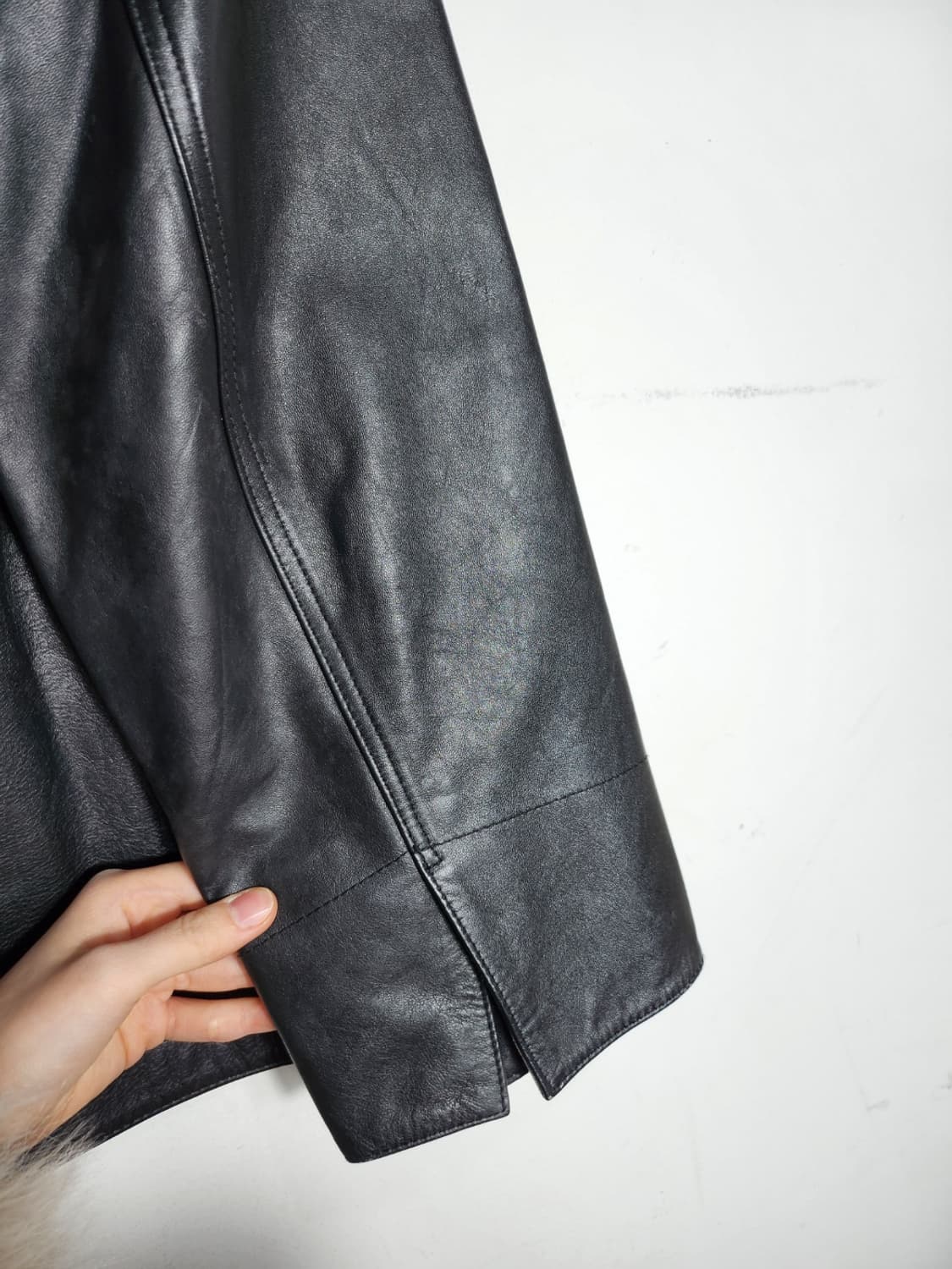 빈티지 레더 워크 자켓 상품이미지5