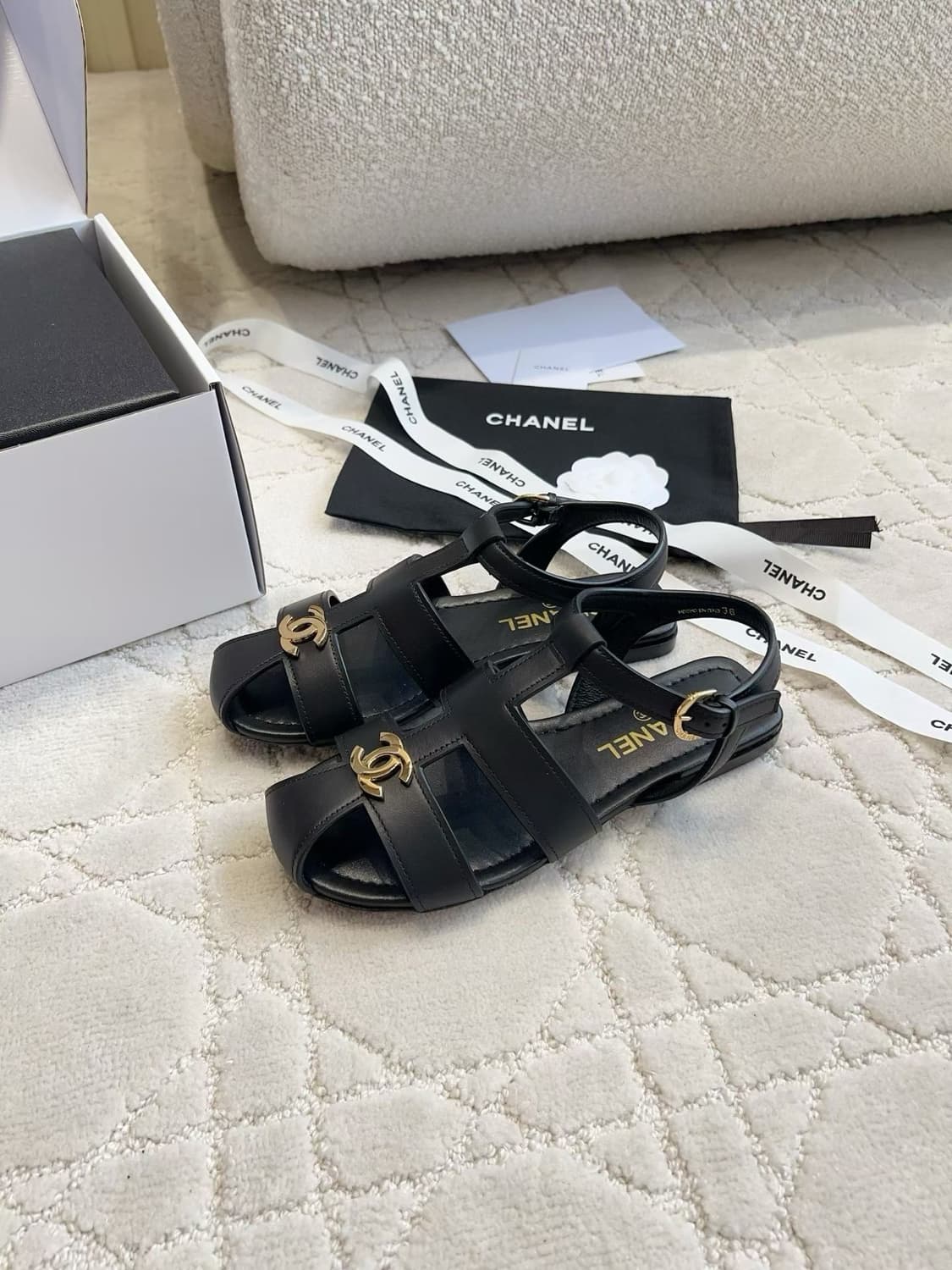 샤넬 cc로고 글래디에이터 샌들 상품이미지4